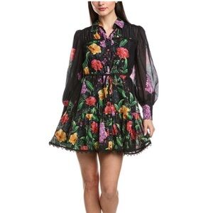 NWT Charo Ruiz Ibiza Begonia Floral Mini Dress